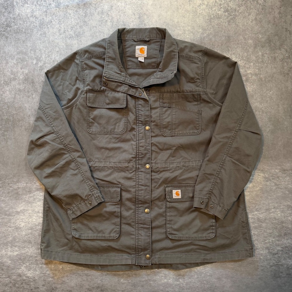 Carhartt Smithville Jacket Womens XXL Gray Shadow Utility Field Coat 103053